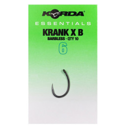 Hameçons Korda Essentials Krank X Barbless