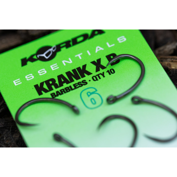 Hameçons Korda Essentials Krank X Barbless
