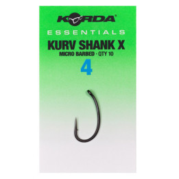 Hameçons Korda Essentials Kurv Shank X Barbed