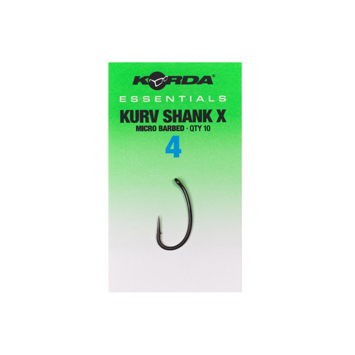 Hameçons Korda Essentials Kurv Shank X Barbed