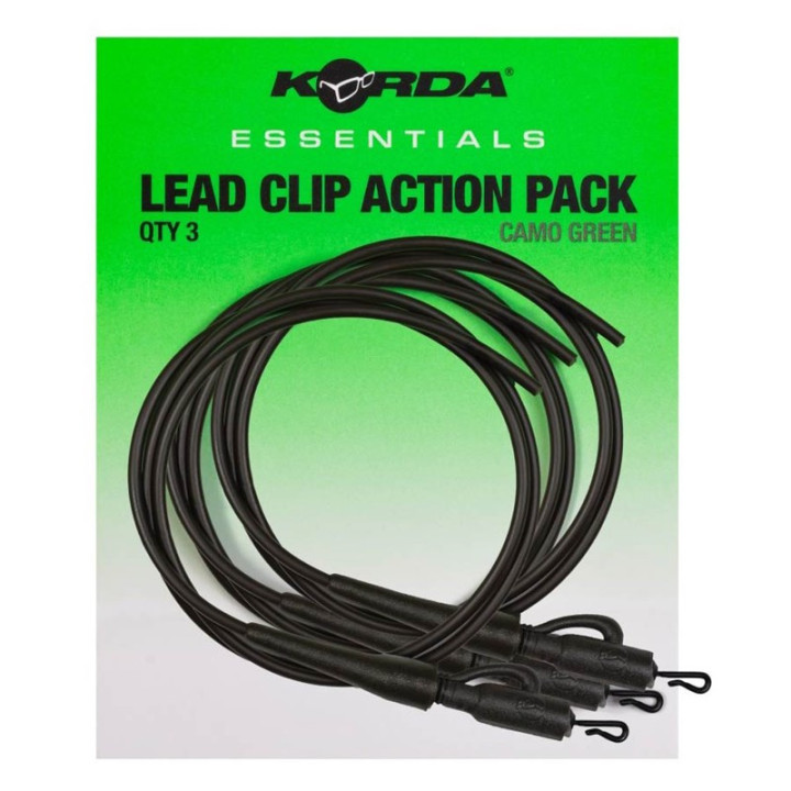 Kit Clip Plomb Korda Essentials Lead Clip Action Pack