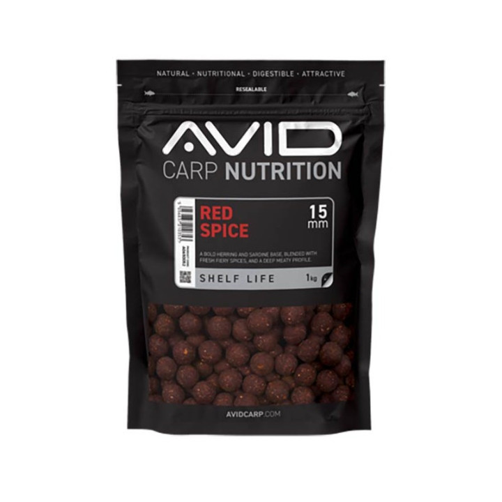 Bouillettes Avid Carp Nutrition Red Spice