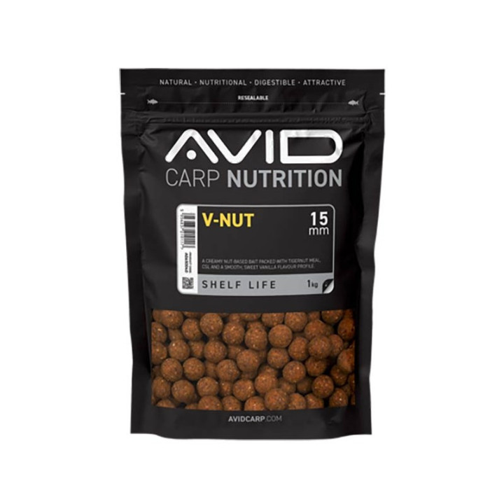 Bouillettes Avid Carp Nutrition V-NUT