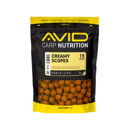 Bouillette Avid Carp Nutrition Creamy Scopex 1kg
