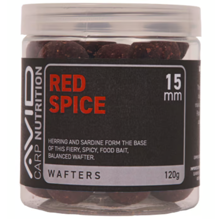 Hookbaits Avid Carp Red Spice Wafters 15mm