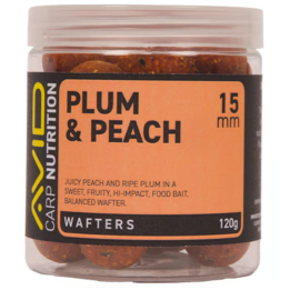 Hookbaits Avid Carp Plum & Peach Wafters 15mm