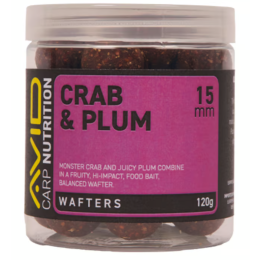 Hookbaits Avid Carp Crab & Plum Wafters 15mm